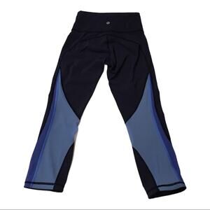 Lululemon Mix & Mesh Crop *21" - Midnight Navy - 4